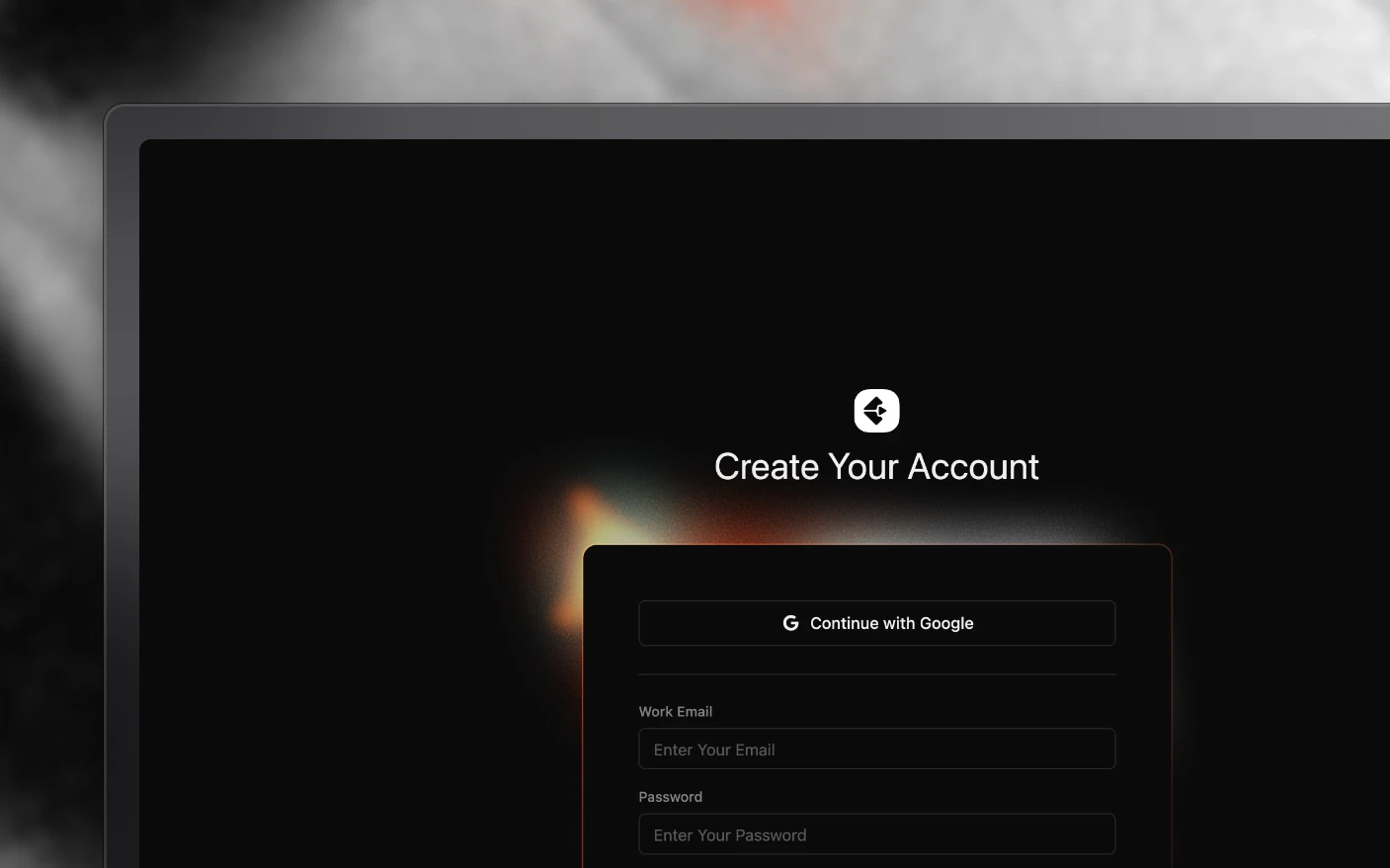 The Clipflow sign-up screen