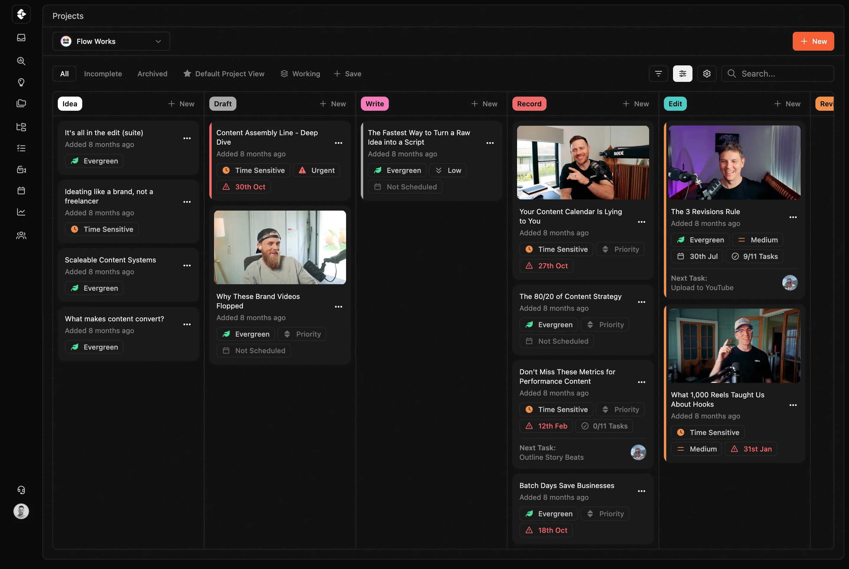 Clipflow app screenshot